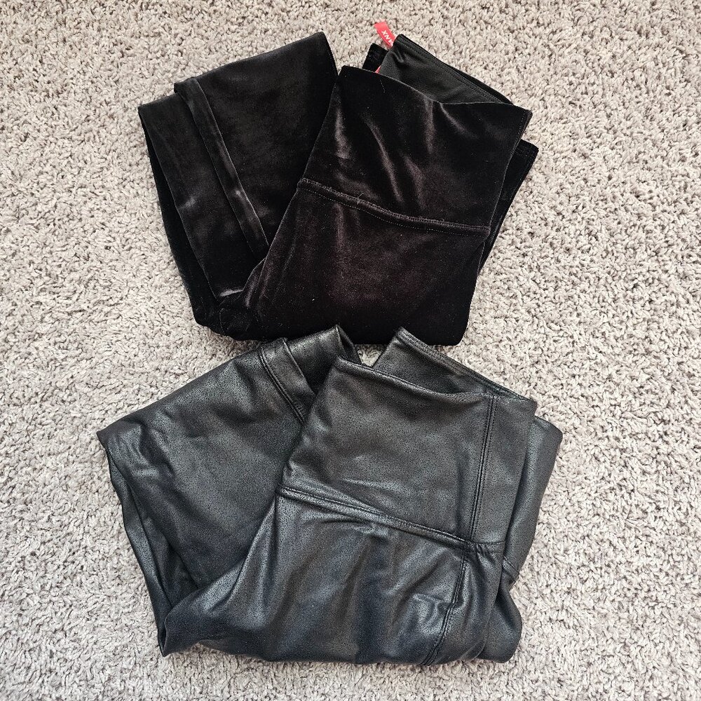 Set of 2 leggings- Time and Tru and Spanx